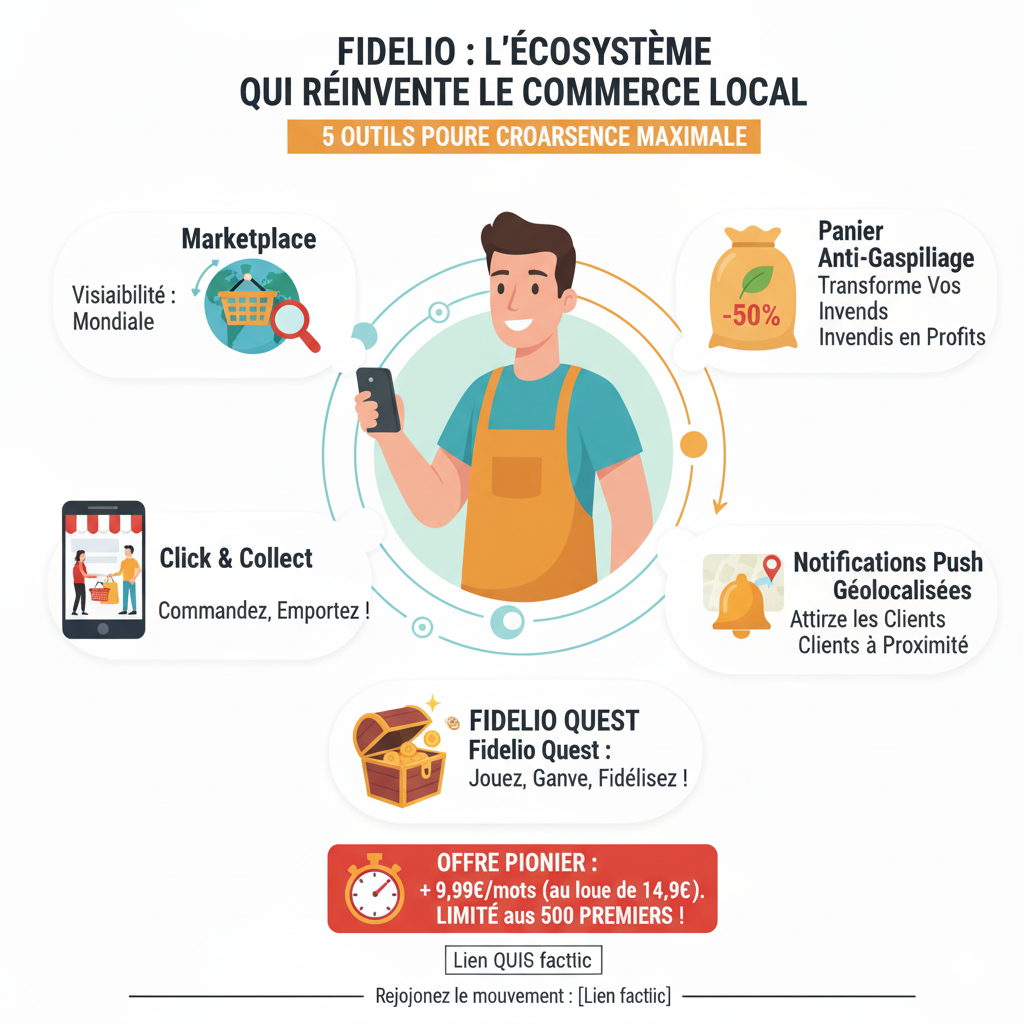Fidelio des outils pour les commerce de proximité